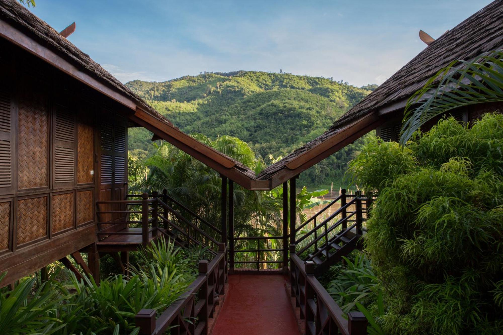 The Luang Say Lodge Muang Pakbèng Buitenkant foto