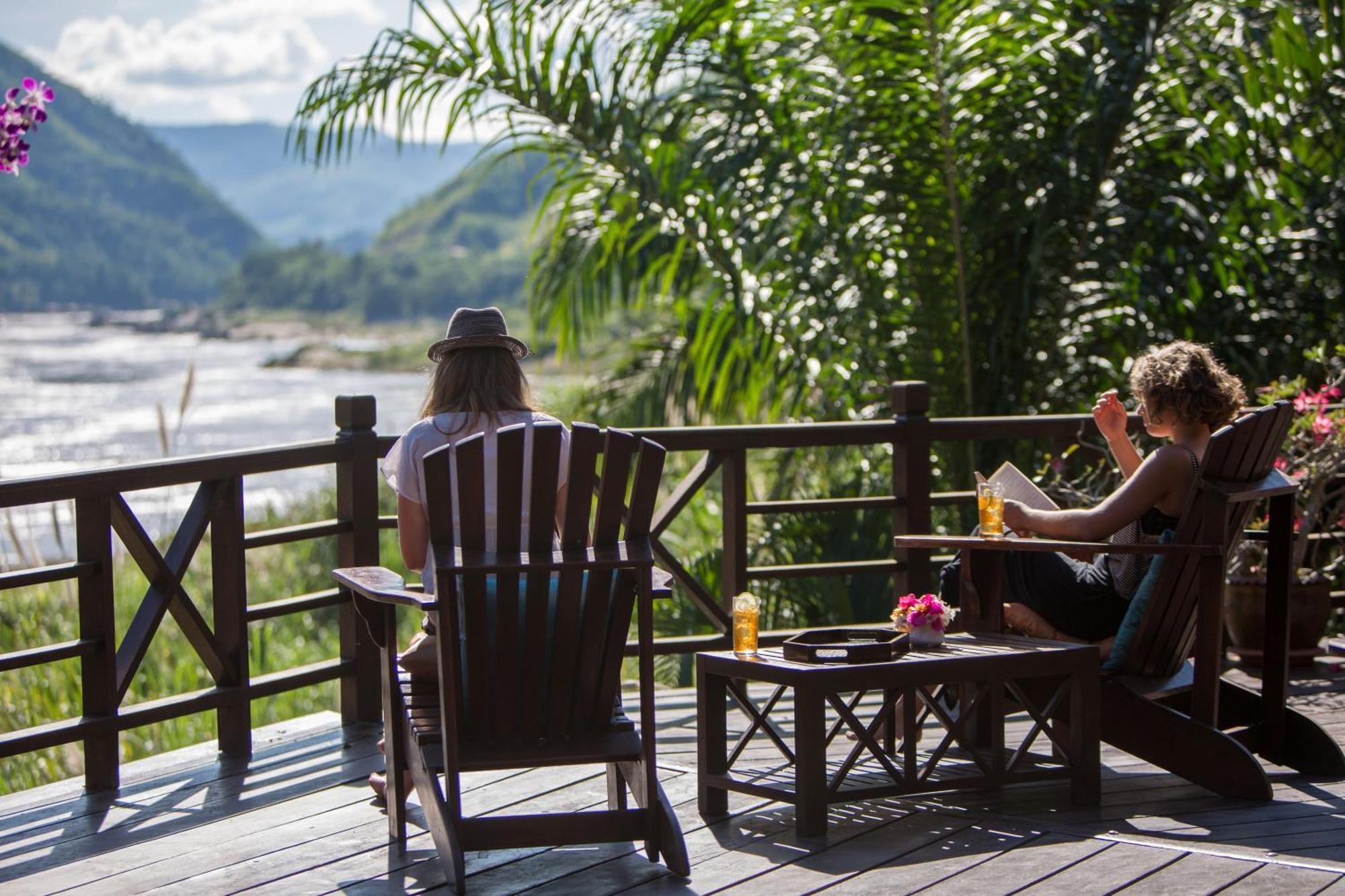 The Luang Say Lodge Muang Pakbèng Buitenkant foto